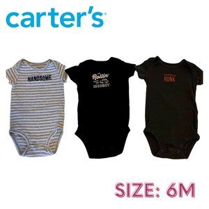 LOT of 3 Carter's Onesies - Size 6M